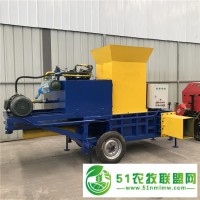 山東臥式秸稈壓塊裝袋機 雙桿液壓裝袋機價格