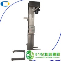 不銹鋼食品提升機垂直翻斗傾倒上料機垂直提升機自卸料提升機