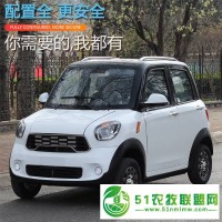 陽(yáng)光新能源電動(dòng)四輪汽車成人全封閉油電兩用女性接送孩子電瓶轎車