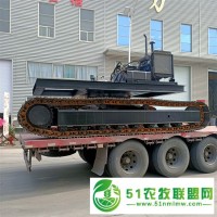 液壓驅(qū)動(dòng)履帶式底盤 鋼制橡膠各種履帶底潘 載重大 轉(zhuǎn)彎靈活