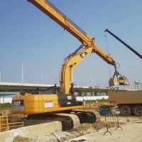 挖掘機(jī)伸縮臂、40米多節(jié)桶式伸縮臂、可挖深28米、質(zhì)量保證