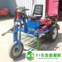 大蒜收獲機自走式一次性對大蒜完成了挖掘、去土、輸送、整理等蒜田繁重的人力勞動