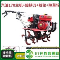 輕便小型旋耕機(jī)蔬菜地松土樹林地除草多功能微耕機(jī)