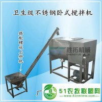 出售U型槽臥式混料機(jī)食品不銹鋼螺帶拌料機(jī)魚蝦飼料勻料混合機(jī)