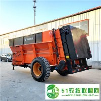 內(nèi)蒙古 拖拉機(jī)牽引 12方 雙豎絞龍拋灑車 哪里好用 實(shí)用的 揚(yáng)糞機(jī)