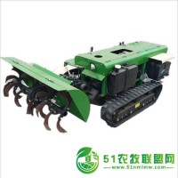 遙控控制履帶開溝機 果園內(nèi)用旋耕耕地機價格