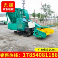大型玉米履帶式收割機(jī) 自走式秸稈牧草粉碎機(jī) 地滾刀青儲(chǔ)機(jī)