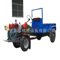 農(nóng)用運輸四輪手扶拖拉機前驅(qū)帶自卸車斗拖拉機方向盤式手扶拖拉機