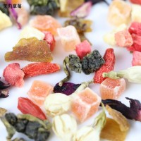 茉莉草莓果茶 新款花果茶 散裝批發(fā)水果茶果粒茶