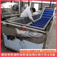 毛豆氣泡果蔬清洗機(jī) 多功能酸菜脫鹽清洗機(jī) 辣椒噴淋氣泡清洗機(jī)