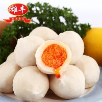 雄豐蟹籽包心丸500g火鍋麻辣燙蟹籽22個(gè)包心魚(yú)丸食材冷凍食品批發(fā)