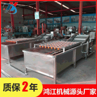 西藍花自動清洗機 高壓循環(huán)水洗菜流水線 葫蘆瓜四季豆清洗機304