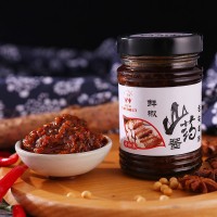 河南特產(chǎn)200g裝甜辣鮮椒醬山藥醬廠家直銷(xiāo)辣椒醬美味可口老家味道