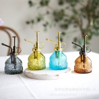 廠家批發(fā)200ml小號玻璃手壓式園藝噴壺灑水壺澆花多肉植物噴霧壺