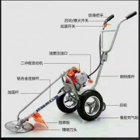 廠家批發(fā)精品手推割草機(jī)家用汽油二沖程圓盤(pán)小型松土除草機(jī)打草機(jī)